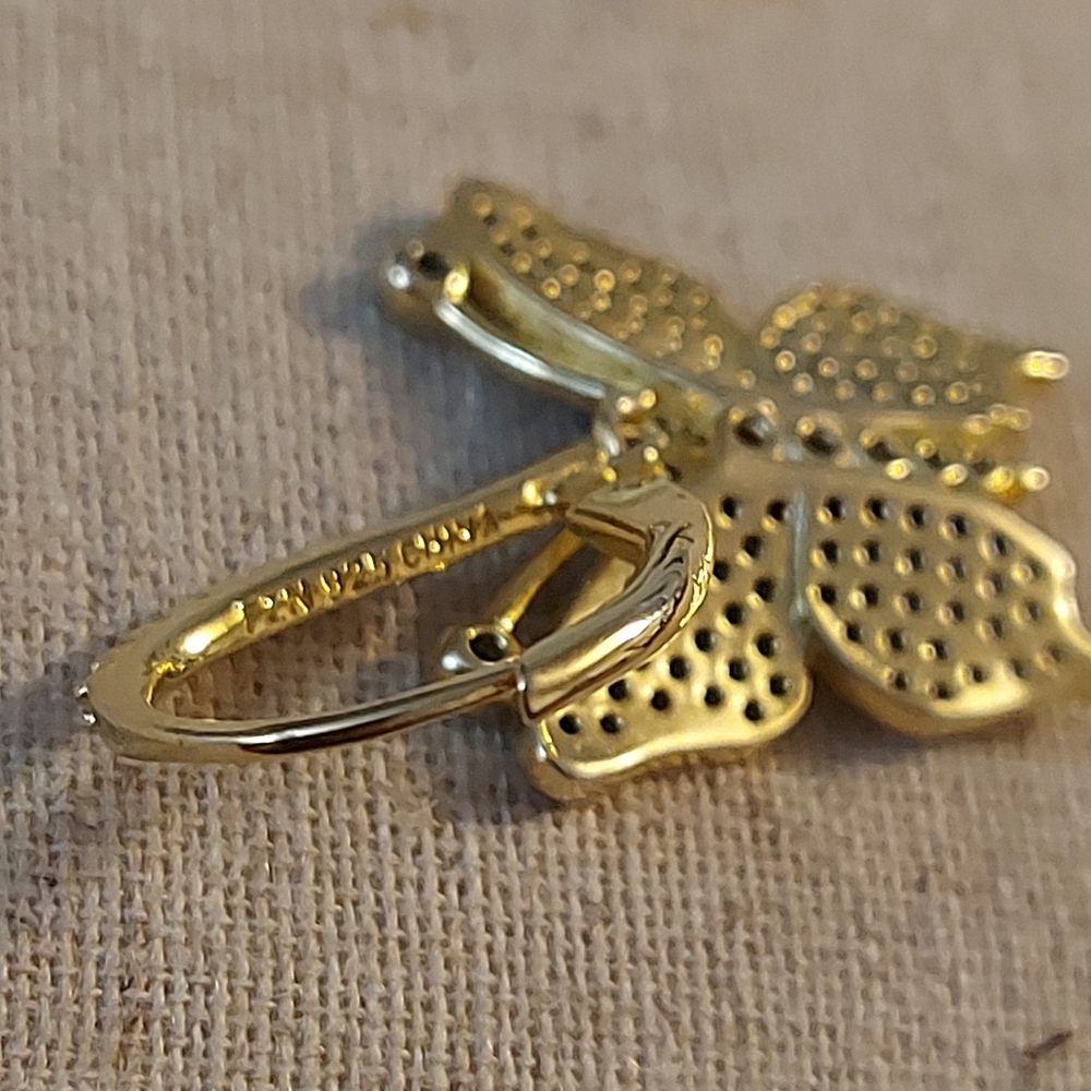 Butterfly earrings - Picture 5 of 7